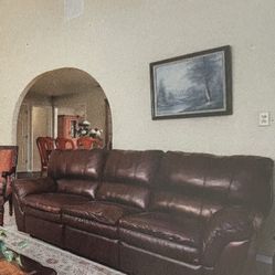 Leather Couch In Great Condition And Need Gone ASAP 