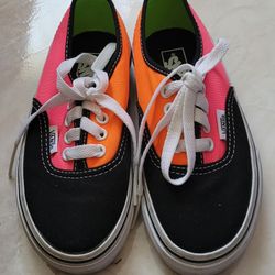 Little Girls Vans Shoes Size 11