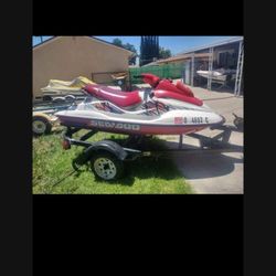 SEADOO GSX800 RUNNING REBUILT CARBS NEW KEY WITH TITLE IN HAND NO TRAILER 1450