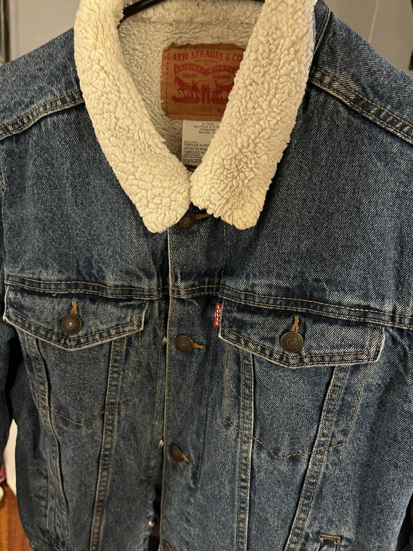 Levis Big Boys XL Sherpa Jacket
