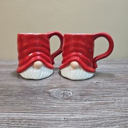 Set of 2 Gnome Mugs