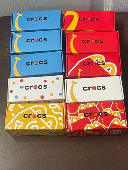 NIB McDonald's x Crocs Happy Meal Mini Shoe Keychains ($8 Each)