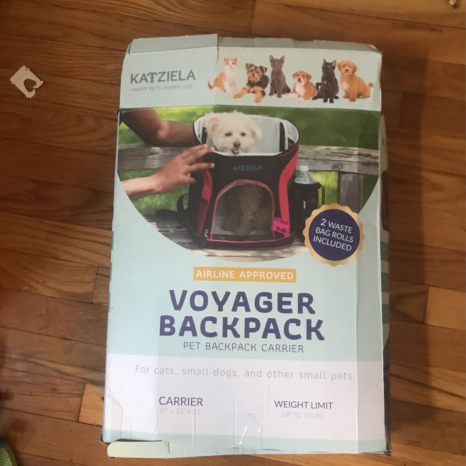 Pet Travel Back Pack Katziela Voyager