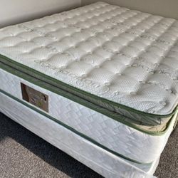 Ck Organic Elite Superior Hybrid Cool Gel Memory Foam Pillow Top 14inch Mattress!!