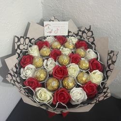 Mothers Day Soap Rose Ramo 