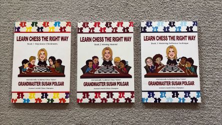 Chess Books From GM Susan Polgar Signed Copies