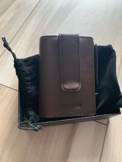 Miyozi - AirTag Wallet - Money Clip, RFID Blocker, Pop Up Credit Card Holder, Magnetic Closure