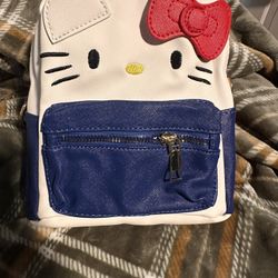 Hello Kitty Blue Backpack 