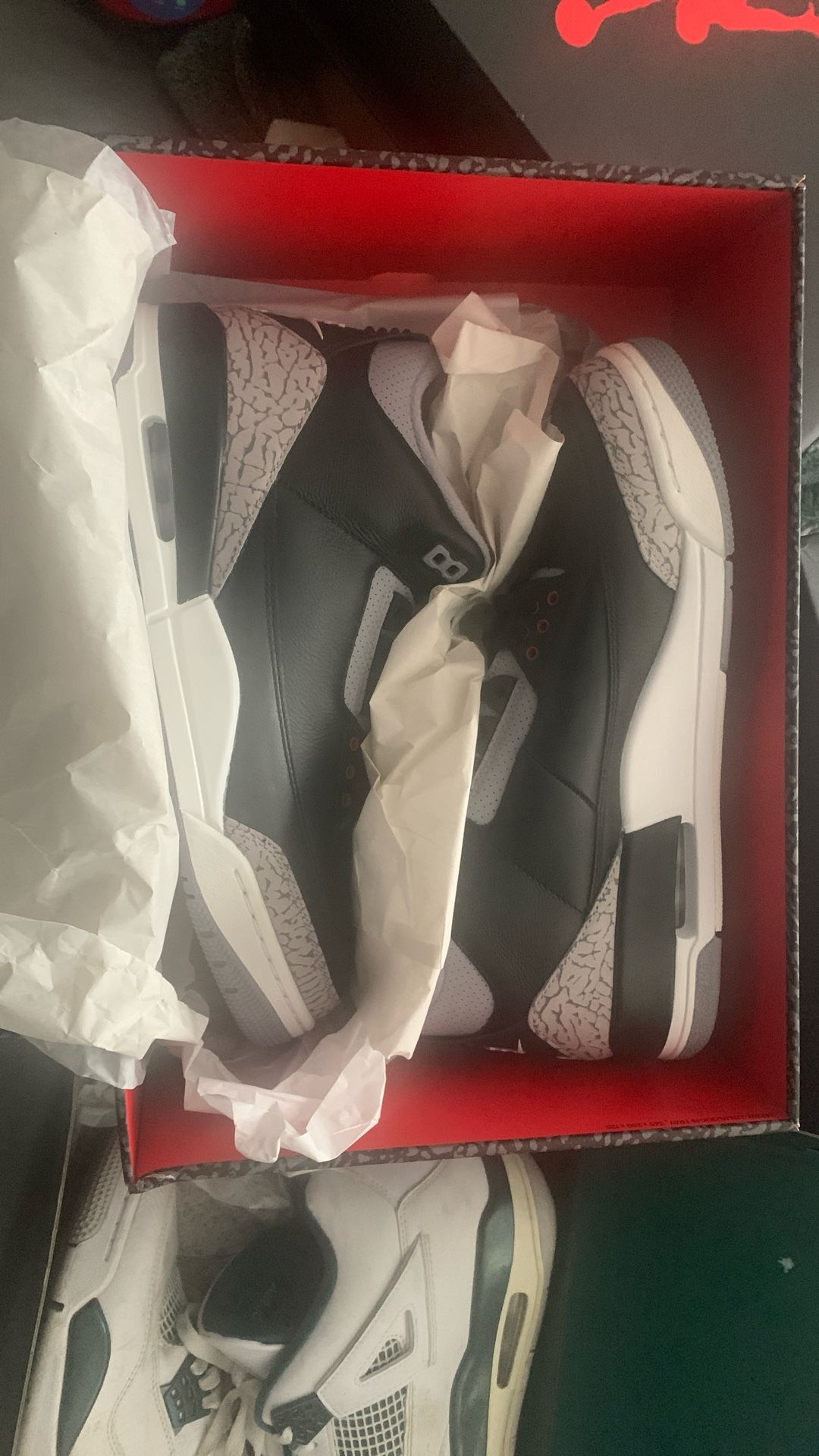 Jordan 3 Black Cement