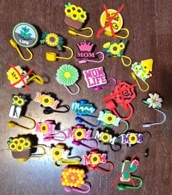Mother's day straw toppers