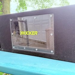 Two 10” Kickers Plus 2500w Amp