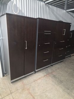 (10) Available STEELCASE Wood / Metal Matching Office Storage Lateral File Cabinets $199. Each
