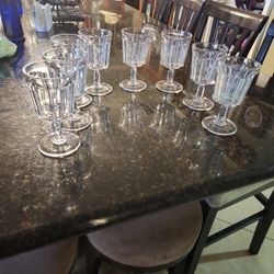 8 Vintage Goblets