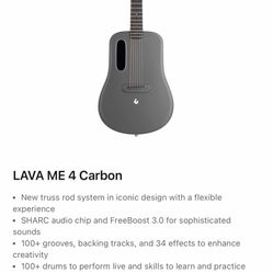Guitar , Electric Acoustic , Lava Me 4 Carbon 38 In