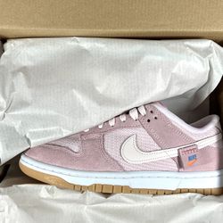 Nike Dunk Low SE Teddy Bear DZ5318-640 size 6.5W pink white