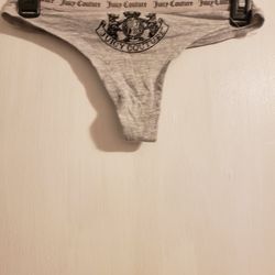 Juicy Couture Gray Thong  New