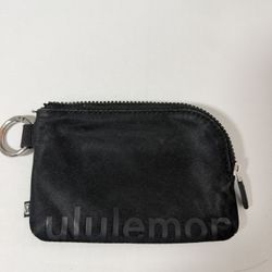 Lululemon Black Pouch Clip Wallet