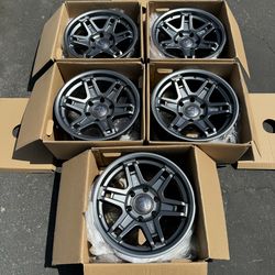 (5) Brand New 17” Fuel Slayer Wheels For 6x139 (6x5.5) Trucks and SUVs -15 Offset 17x8.5