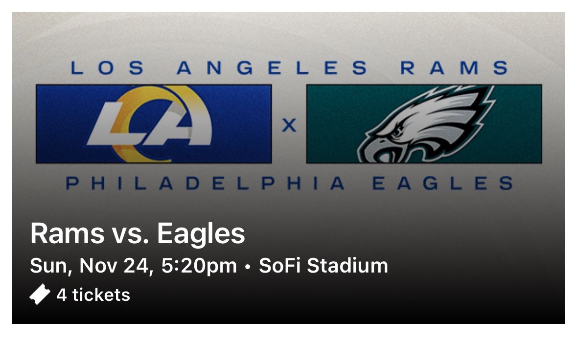 Rams Vs Eagles 
