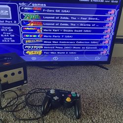 Modded GameCube + Gameboy Player 