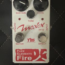 Maxon FF10 Fuzz Elements Fire Guitar Pedal