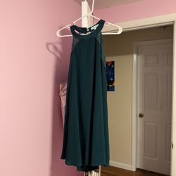 Dark Green Dress