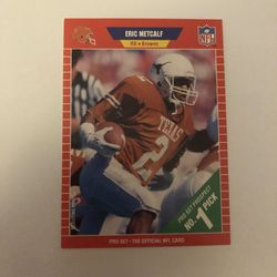 Eric Metcalf   # 489  /1989 Rookie Card