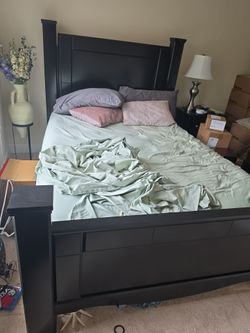 bed frame and mattress