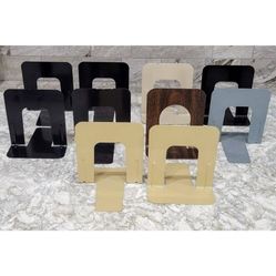 Bookends Book Stops, 5 Pair Set