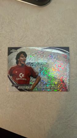 Official Topps Starball Debut Lothar Matthäus Trading Card