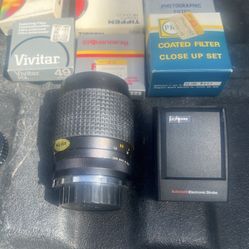 Camera Accessories for a 35mm camera. Everything in pictures for $90