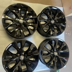 Toyota Grand Highlander Rims 20” OEM Factory Wheels Rines New Gloss Black Powder Coated ( Exchange Available )( Cambio Disponible ) 2024 -2025 