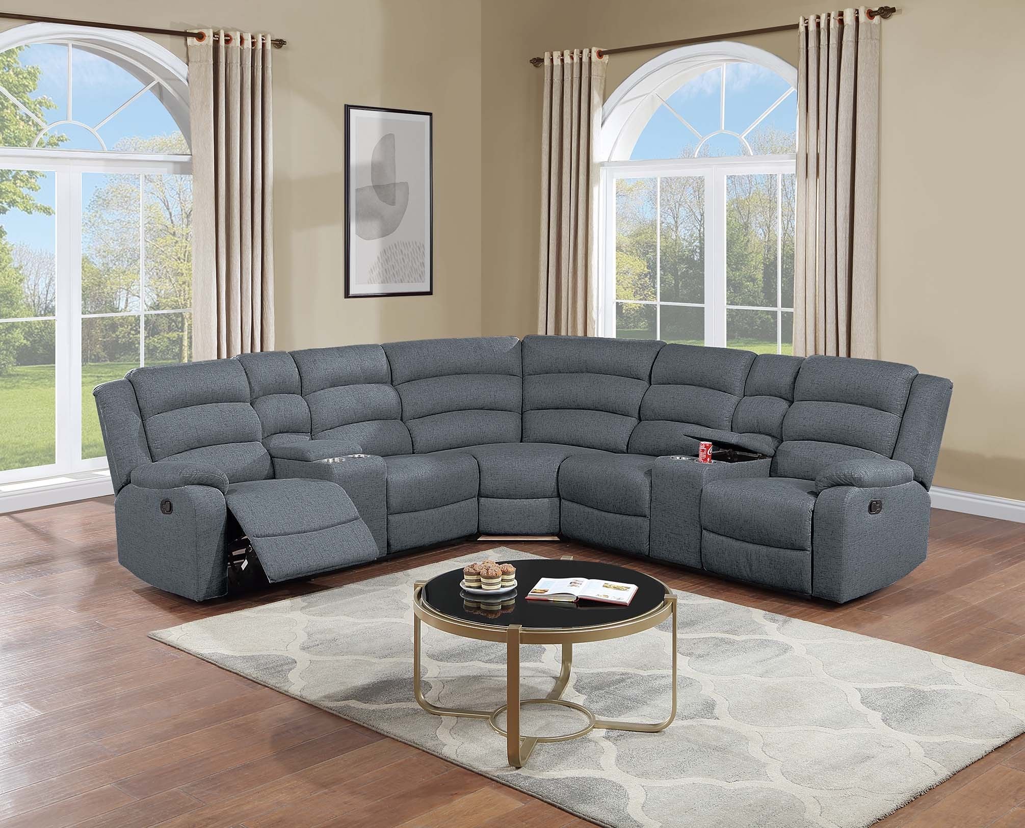 3-Pc Reclining Sectional