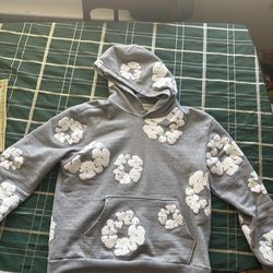 Grey denim tears sweatsuit