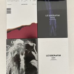 LE SSERAFIM ALBUMS BUNDLE