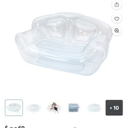 Inflatable Sofa Blow Up Couch Clear