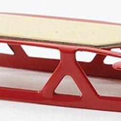 Miniature Die-Cast Red Flyer Runner Sled Figure 