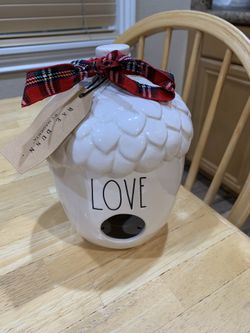Rae DunnLOVE birdhouse