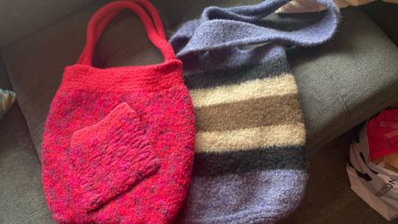 Wool handwoven Bags