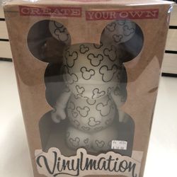 Vinylmation Disney Create Your Own 9" Hidden Mickey Mouse Limited Edition White