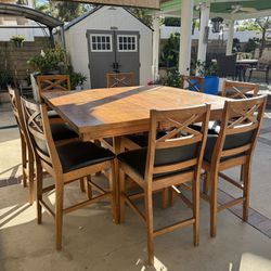 Tall Dining Table Set