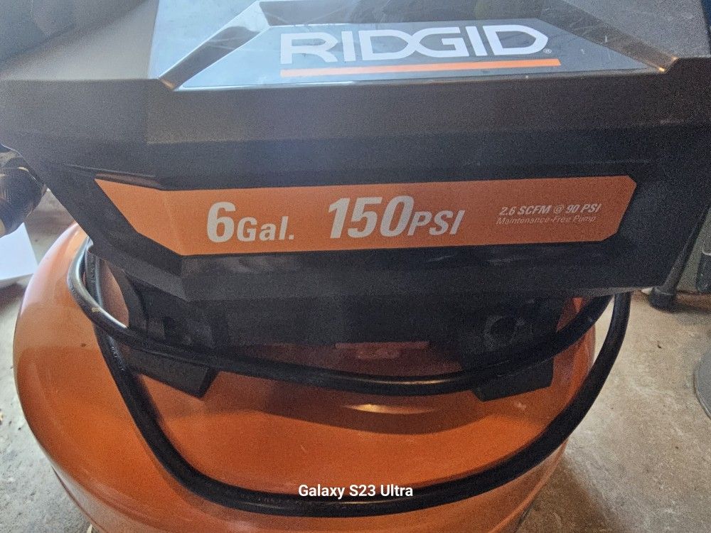 Rigid 6 Gallon Air Compressor