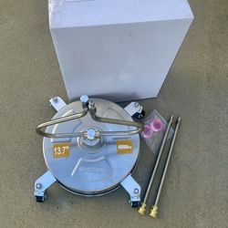 EVEAGE 13.7'' Pressure Washer Surface Cleaner with 4 Wheels 