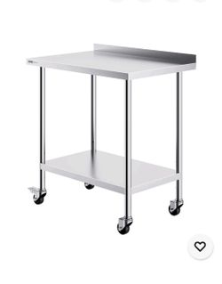 36"x24" Stainless Steel Work Table