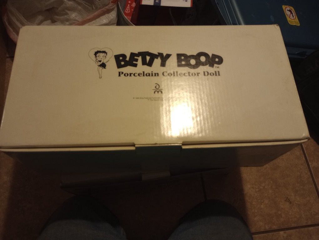 Betty Boop Porcelain Doll