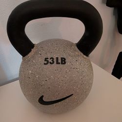 New 53lb Nike kettlebell