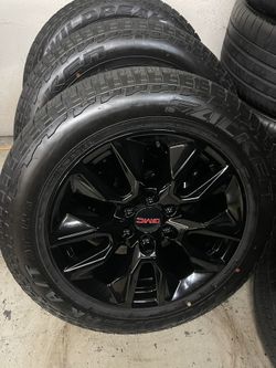20” GMC Yukon Sierra 1500 Gloss Black New Wheels and Tires ✅✅✅