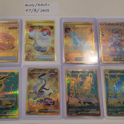 Pokemon SV Gold Cards Lot