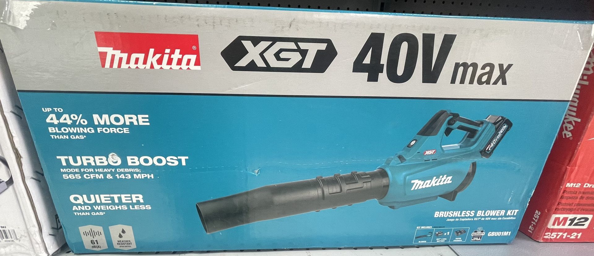 Makita Leaf Blower 40v Power Kit 