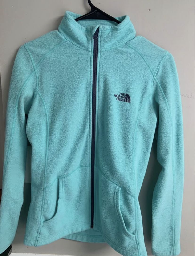 The North Face Women Mckhumbu Full Zip Jacket Fleece Jacket Size Small Teal